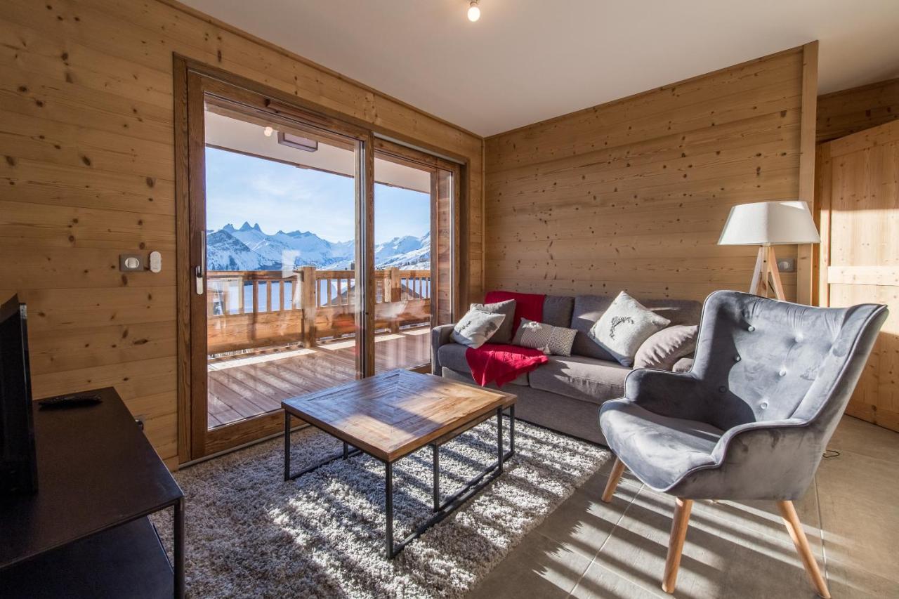 Odyssee Arc02 Appartement Sur Les Pistes Avec Vue Panoramique Fontcouverte-la-Toussuire ภายนอก รูปภาพ